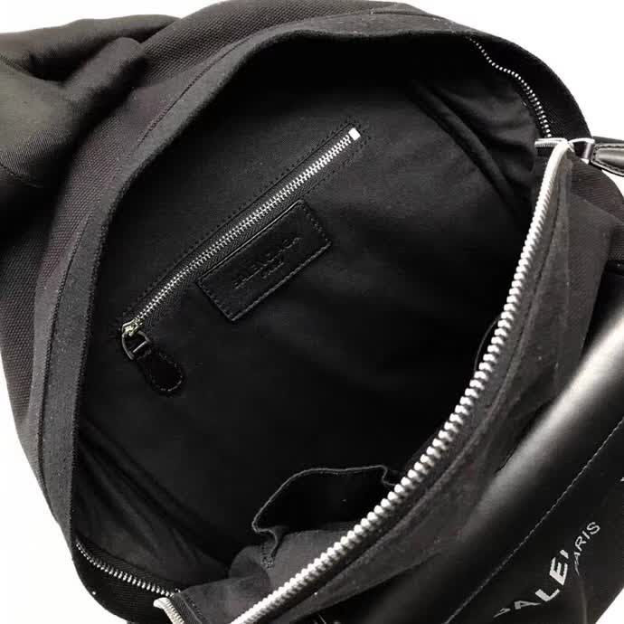BALENCIAG巴黎世家 專櫃最新系列  Le Dix Money 帆布配牛皮 小號雙肩包  BL1097